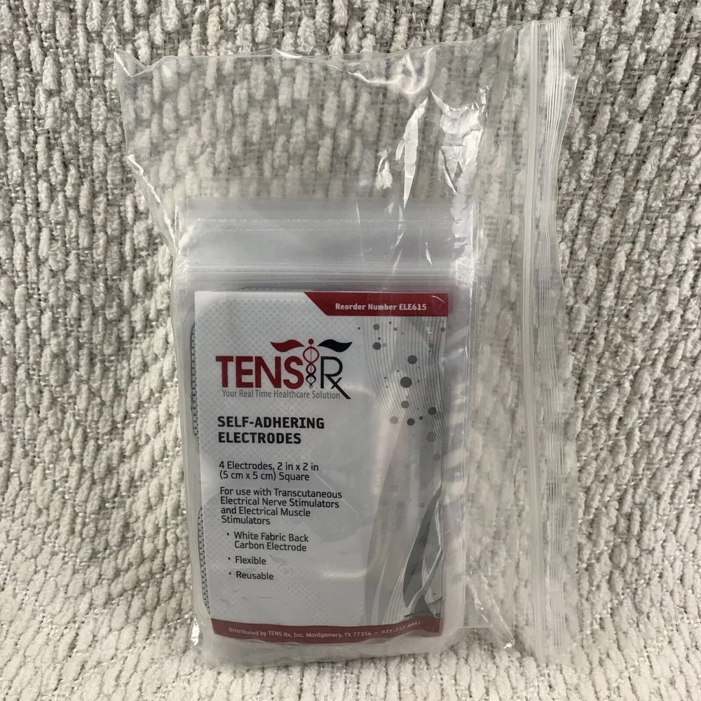 TENS Rx Self-Adhering Universal 2x2 Inch‎ 10-packs (4 per pack) = 40 Electrodes